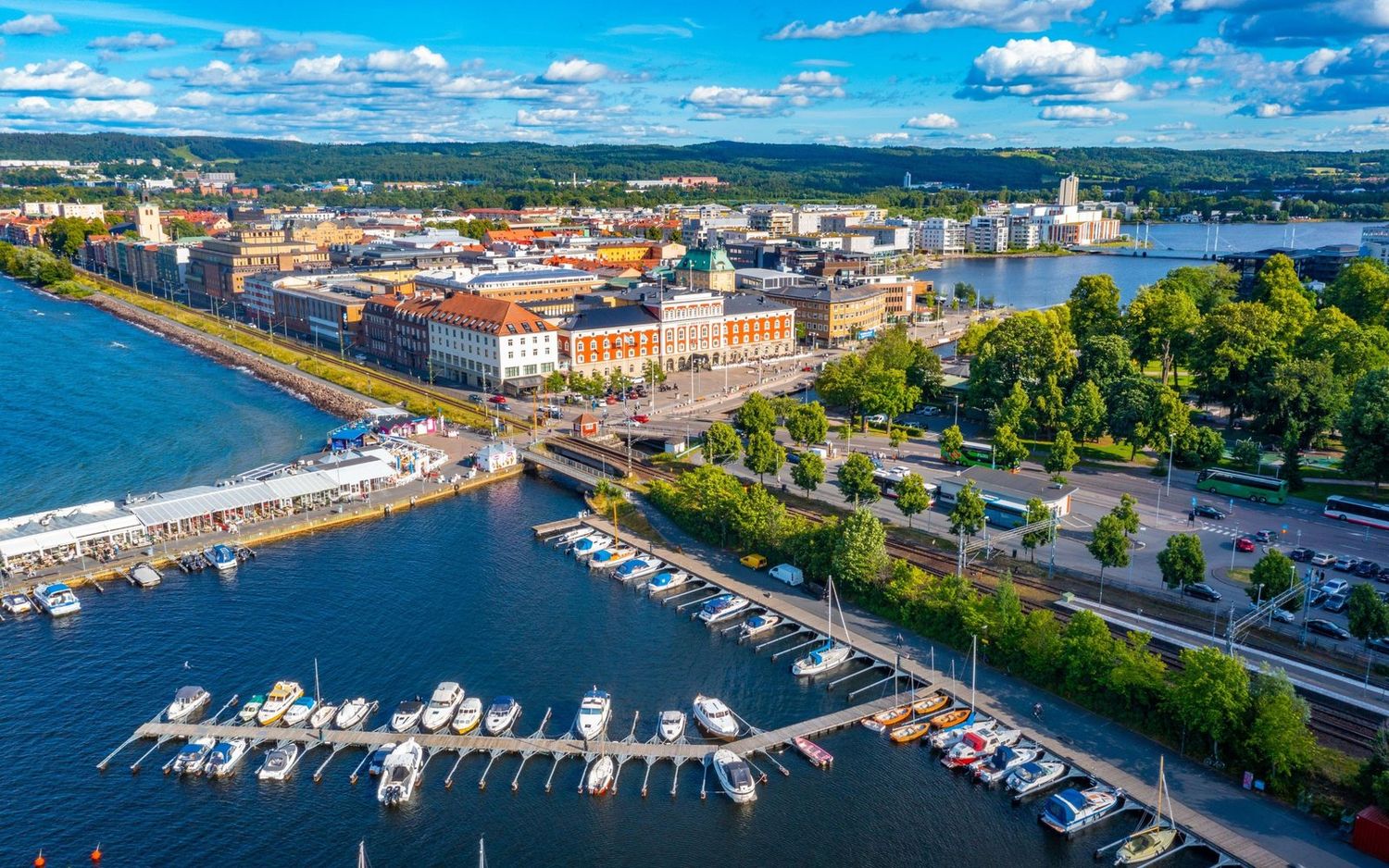 Jönköpings hamn vid Vättern